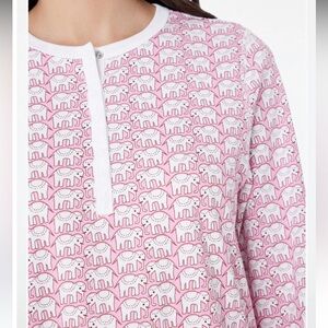 Roller Rabbit Hathi Pajamas in Pink